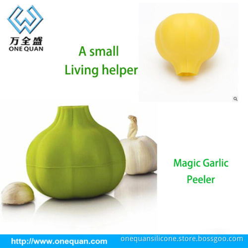 New arrive a living helper small Silicone Garlic Peeler for helper